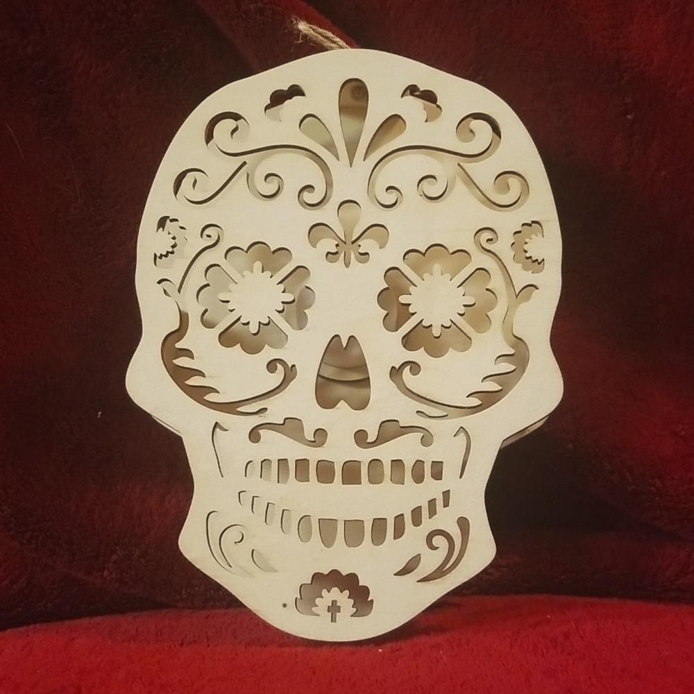 David Tutera Balsa Wood Designer Sugar Skull